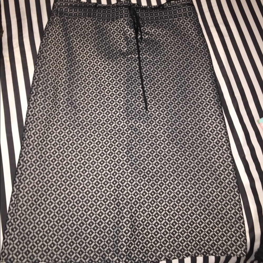 Knee length skirt